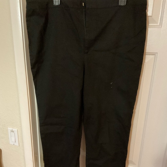 New black trouser Jean with red/white ribbon stripe on sides - Picture 2 of 5